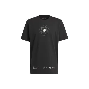 Adidas Set in Sleeve T Shirt Men's Black