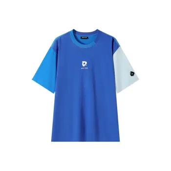 YK&YB T Shirts Men Blue