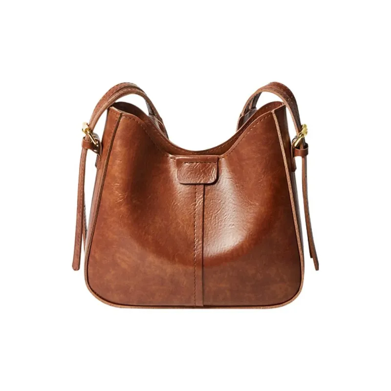 15 MINS Synthetic Leather Shoulder Bag Crossbody Bag Saddle Bag Regular Women's Coffee/Brown/Black-4