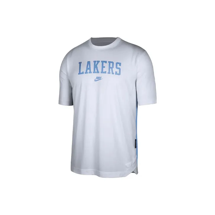 Nike Nba Los Angeles Lakers Prgm Hwc Classics Dri Fit Loose Fit T shirt-0