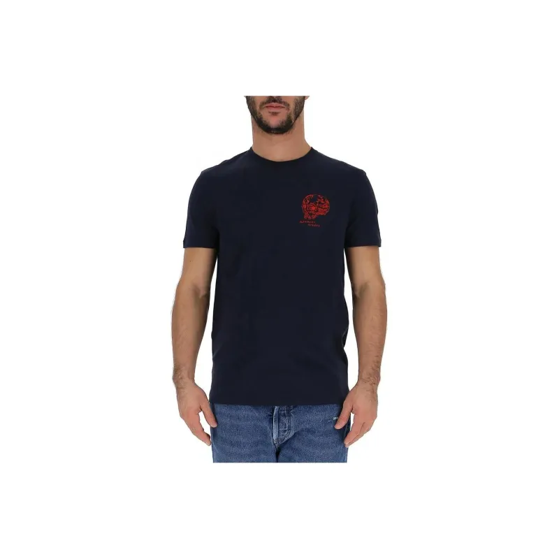 Alexander McQueen T Shirts Men Black-0