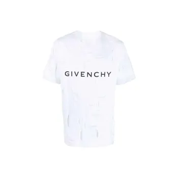 Givenchy 2 Layers Classic Fit Hole T Shirt