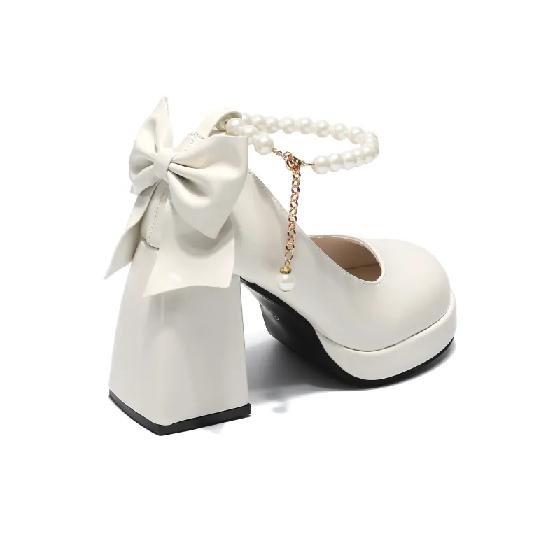 Be Good Chunky Heel High Heels 9cm Women's Gift Box Set-18