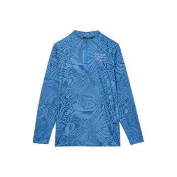 Nike T Shirts Men Lake Blue