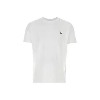 Vivienne Westwood Logo Embroidered Crewneck T Shirt