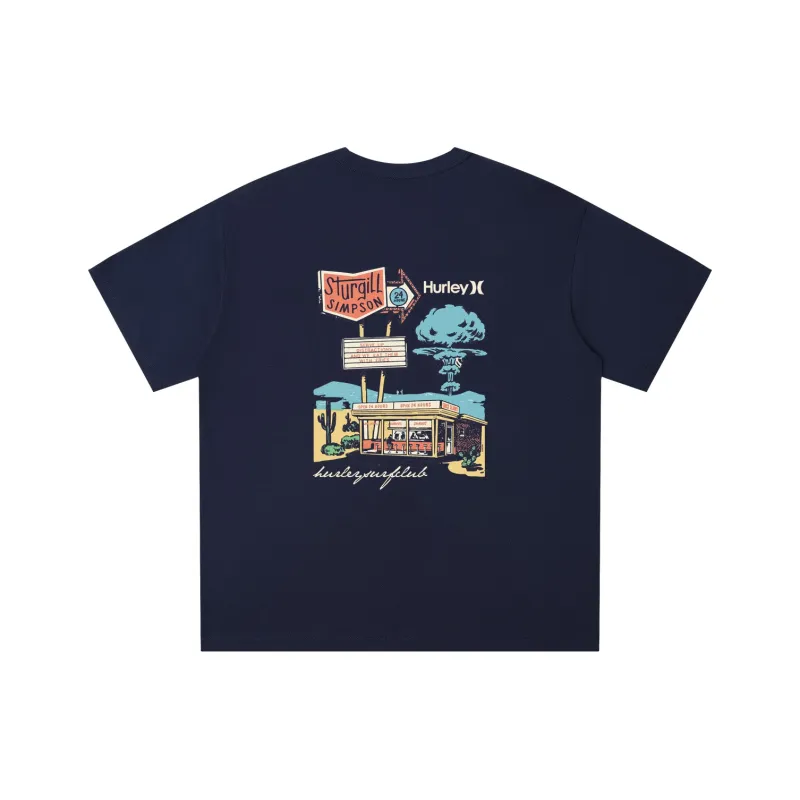 Hurley T-Shirts Unisex-5