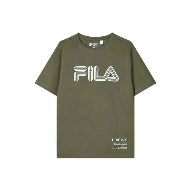 FILA T Shirt Men's Banana Coffee-0