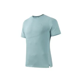 Anta Running Collection T Shirt Men's Gray Dusty Blue