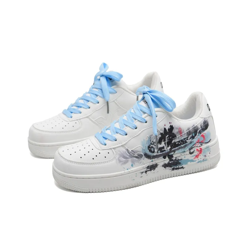 KAAVER OTTO Low Top Skateboard Shoes Unisex White-2