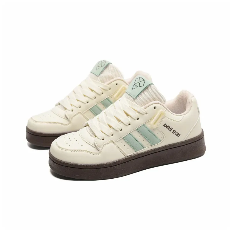 Circle Small Coverage Wear Resistant Lightweight Low Top Skateboard Shoes Unisex-2