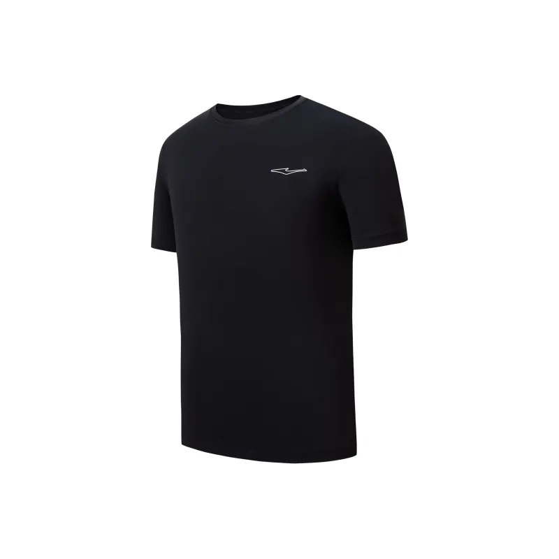Erke Moisture Wicking Series T Shirts Men Jet Black-0