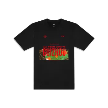 LiNing Basketball Collection T Shirt Unisex Black