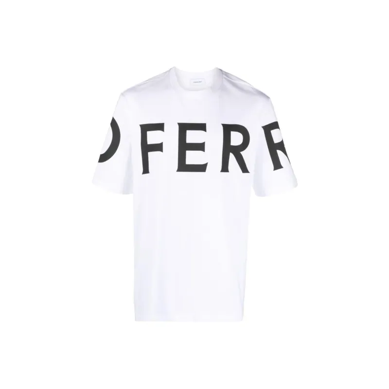 FERRAGAMO SS24 T-Shirt Men's Optical White-0