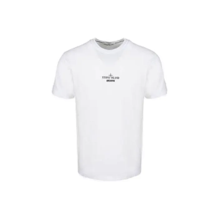 STONE ISLAND Logo Printed Crewneck T Shirt-0