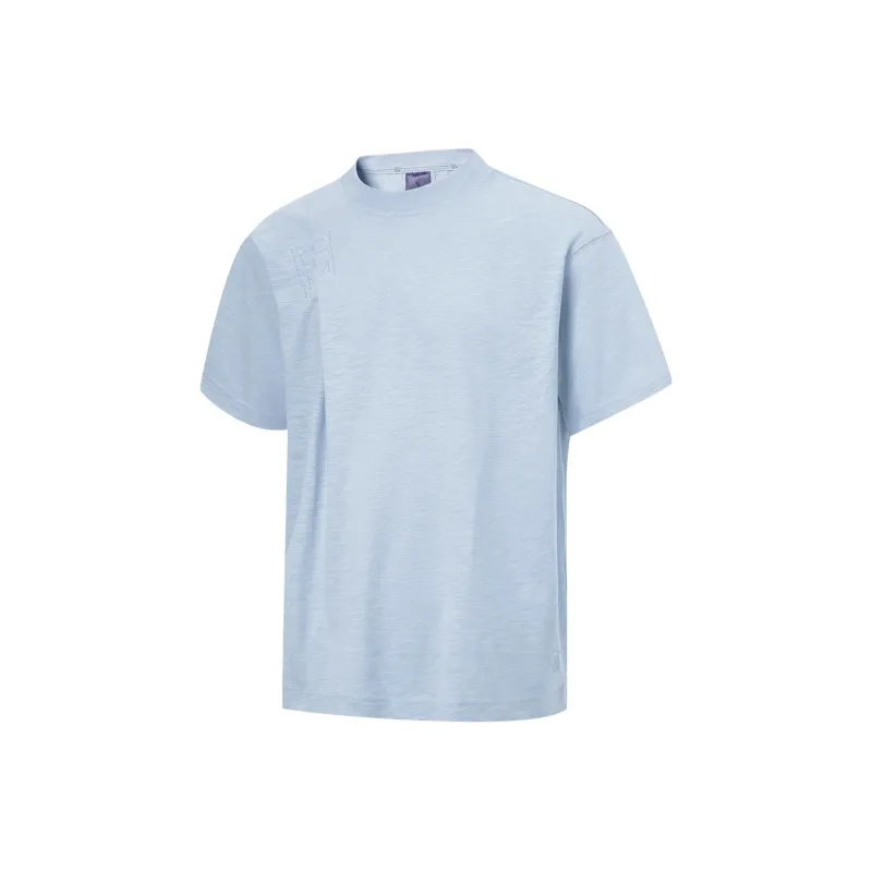 LiNing Li Ning X Jackie Chan Co branded Kung Fu Series T Shirts Men Celestial Blue-0