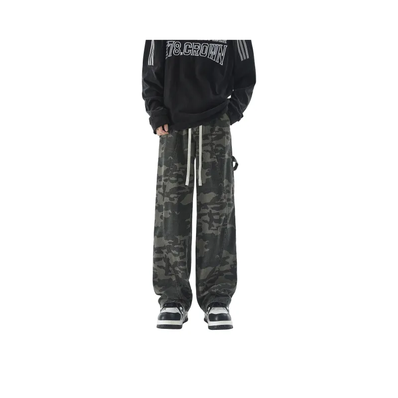KM Casual Pants Unisex Camouflage-2