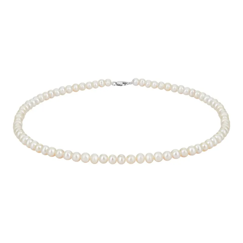 Lao Feng Xiang Pearl Necklaces Women's-0