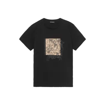 EMPORIO ARMANI SS23 T Shirt Men's Black