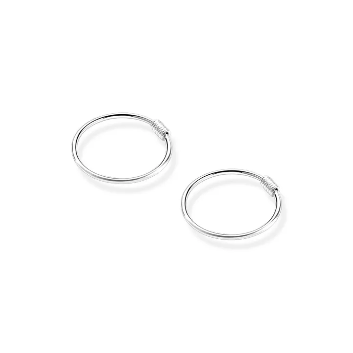 ETAHLOVE Sterling Silver Earrings Unisex-0