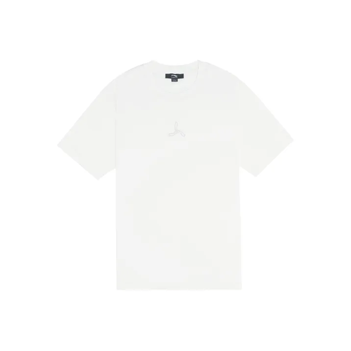 LI NING 1990 T Shirts Men Ecru-0