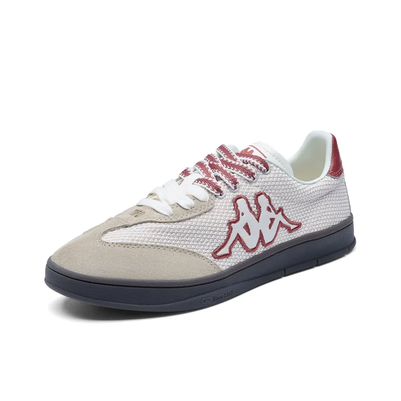 Kappa Tifo Anti Slip Wear Resistant Low Top Skateboard Shoes Women's Beige Umber Brown-2