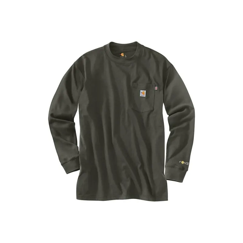Carhartt FLAME-RESISTANT FORCE COTTON LONG T-Shirt Men's-1