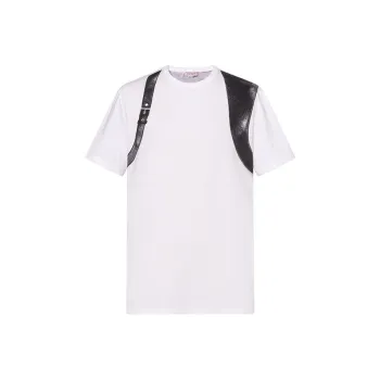Alexander McQueen T Shirts Men Black