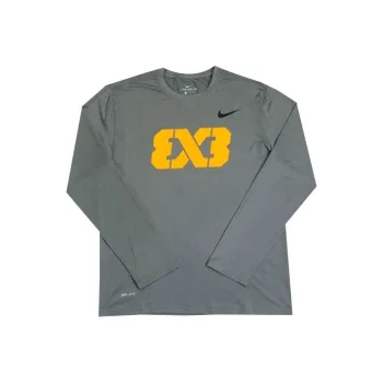 Nike 3x4 T-Shirts Unisex Gray Yellow