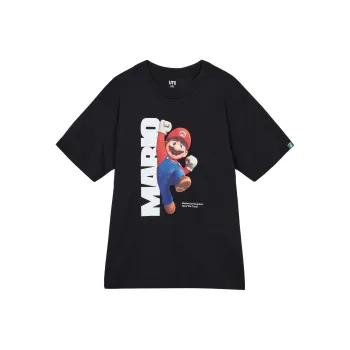 UNIQLO UNIQLO X Super Mario SS23 T Shirt Unisex Black