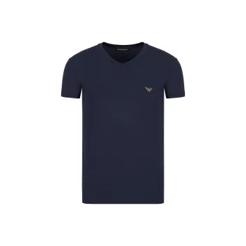 EMPORIO ARMANI Two pack Of Asv Fitted Loungewear T shirts In Soft touch Eco viscose