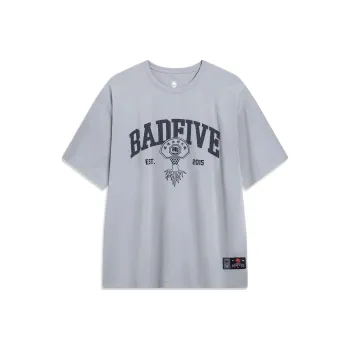 LiNing Badfive T-Shirt Men's Ultimate Gray