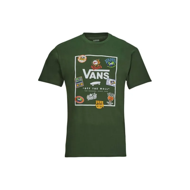 Vans Print Bo T-Shirt Men's Green-0