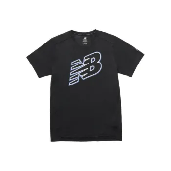 New Balance T-Shirts Men Jet Black