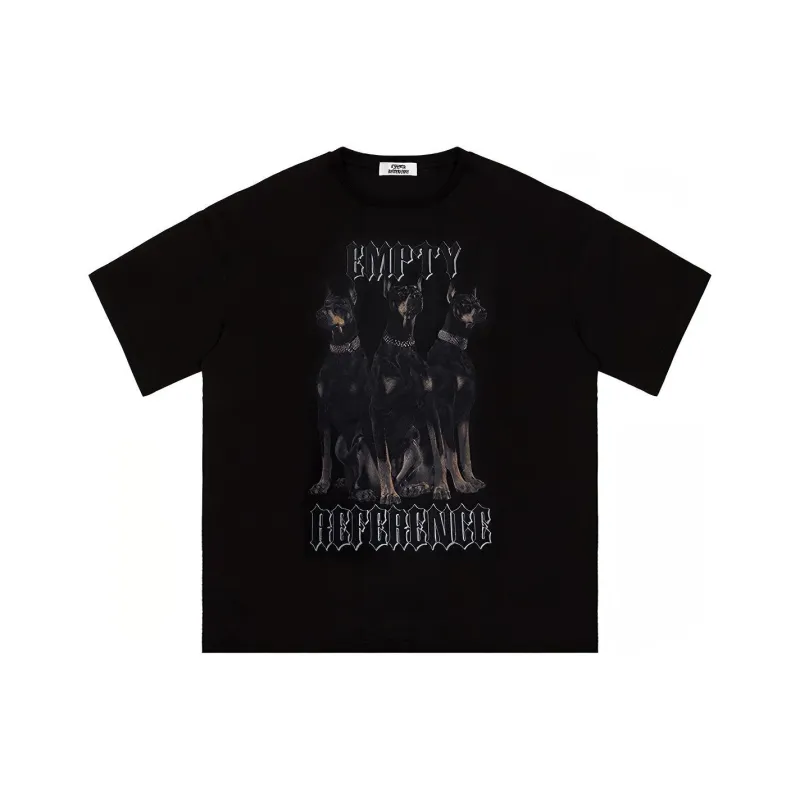 EMPTY REFERENCE Doberman Series T Shirt Unisex Two Tone-6
