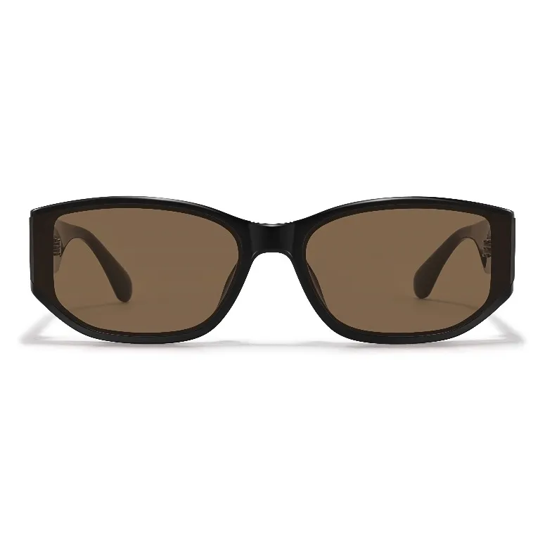Sagawa Plate Frame Irregular Shape Sunglasses Unisex-3