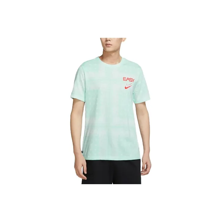 Nike T Shirts Men Green-0