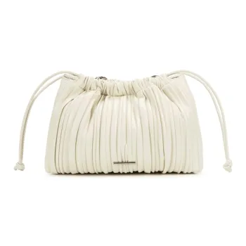 CALVIN KLEIN Synthetic Material Crossbody Bag Medium Size Women's Lily White