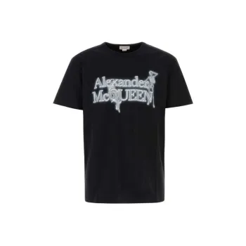 Alexander McQueen Logo Printed T Shirt