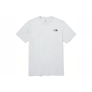 THE NORTH FACE T Shirt Unisex Lime Gray