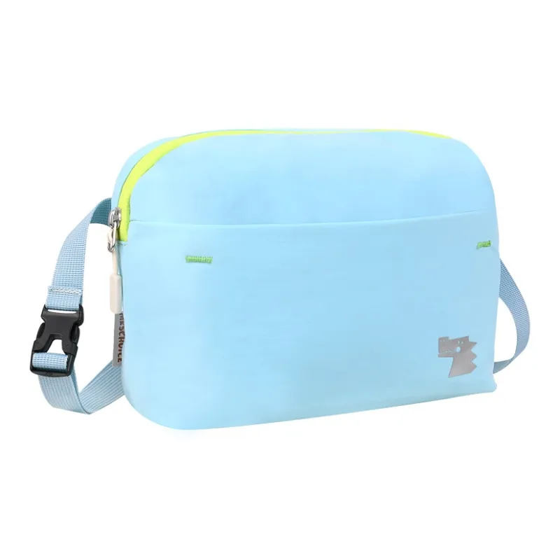YOME Polyester Crossbody Bag Regular Unisex Ink Black/Light Coffee/Light Sky Blue-13
