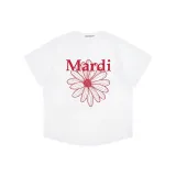 White Red Print