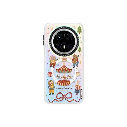 Marsfield Acrylic Material Double Layer IMD Laser Magnetic Case Myersphill Compatibility  Huawei Mate 70/60/50/40 Pro