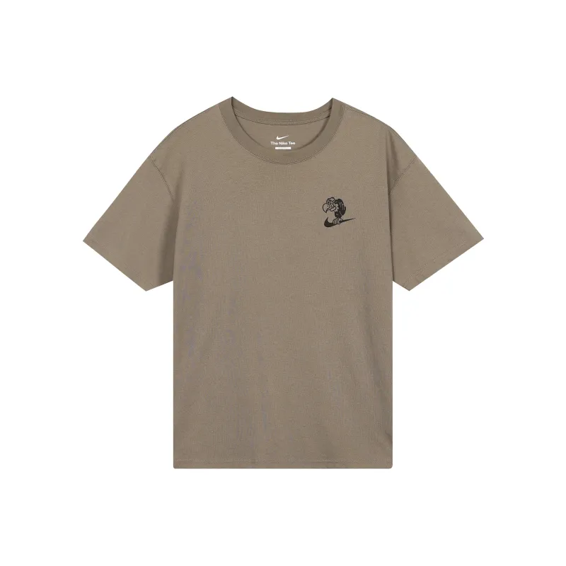 Nike T Shirts Men Olive Gray-0