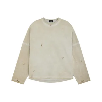 WE11DONE SS24 T Shirt Unisex Beige