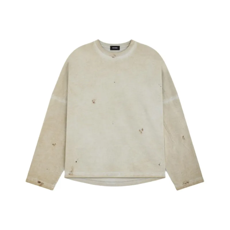 WE11DONE SS24 T Shirt Unisex Beige-0