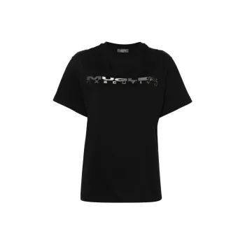 Mugler Executive Logo print T shirt