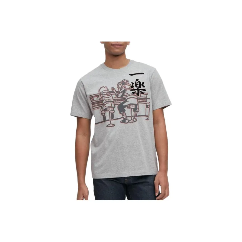 UNIQLO x HUOYINGRENZHE LIANMINGKUAN SS23 T Shirt Unisex Gray-0