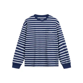 LiNing Weekend Youth T Shirt Unisex Dark Ship Blue