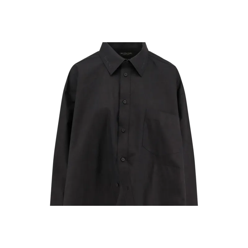 Balenciaga Chest Pocket Long Sleeved Shirt-4