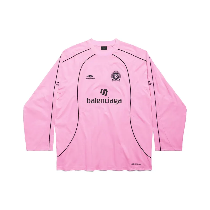 Balenciaga SS24 T Shirt Loose Fit Style Unisex Pink-0